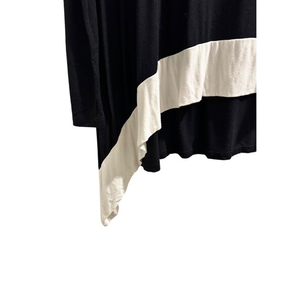 🌸3/$15🌸Hi-Lo Long Sleeve Rounded Neck Blouse sz S - Picture 3 of 8